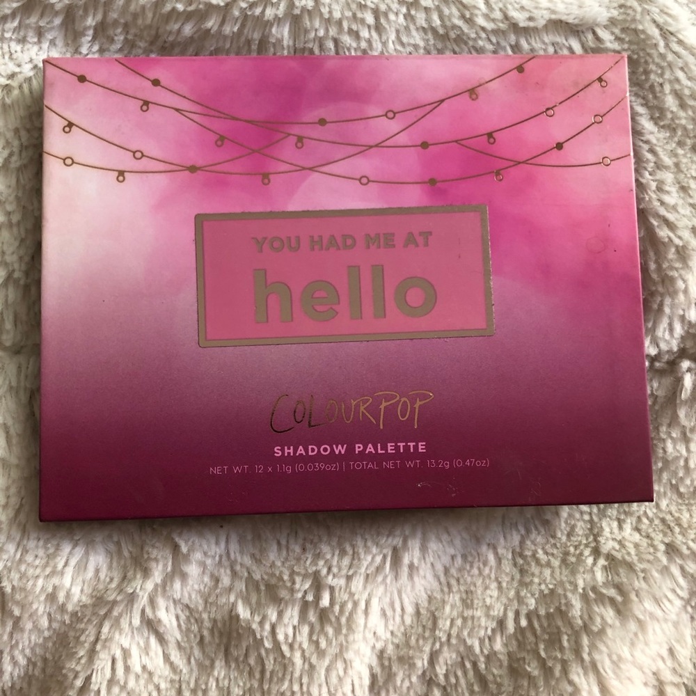 Color pop eyeshadow palette